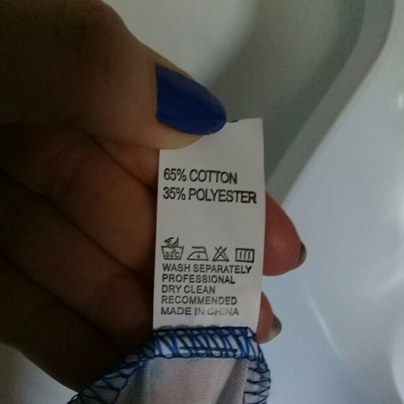 New 1pc tie neck dress navy with flowers size 2X - Picture 4 of 6